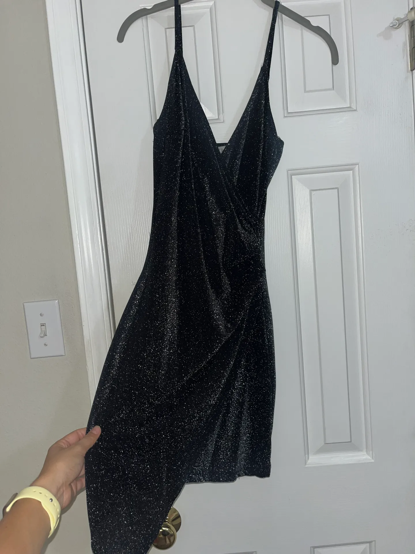black sparkly mini dress Size XS - Image 2