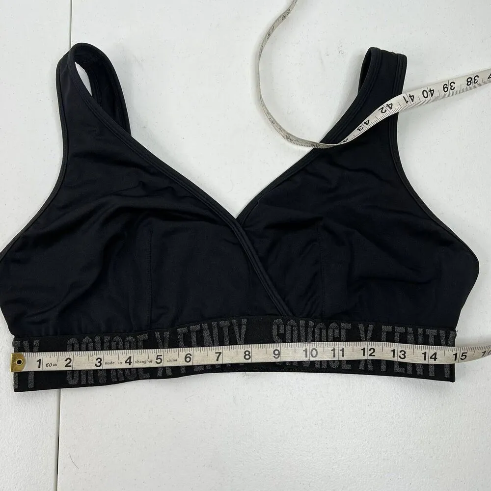 Savage X Fenty Women's Size L Forever Savage Bralette CG2 Black Unlined Pullover - Image 10