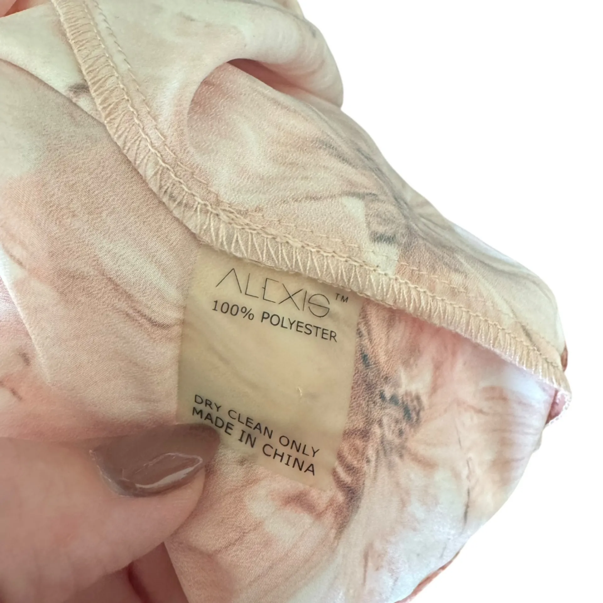 ALEXIS - Tilia Pink Floral Print Off The Shoulder Midi Dress Sz S - Image 6