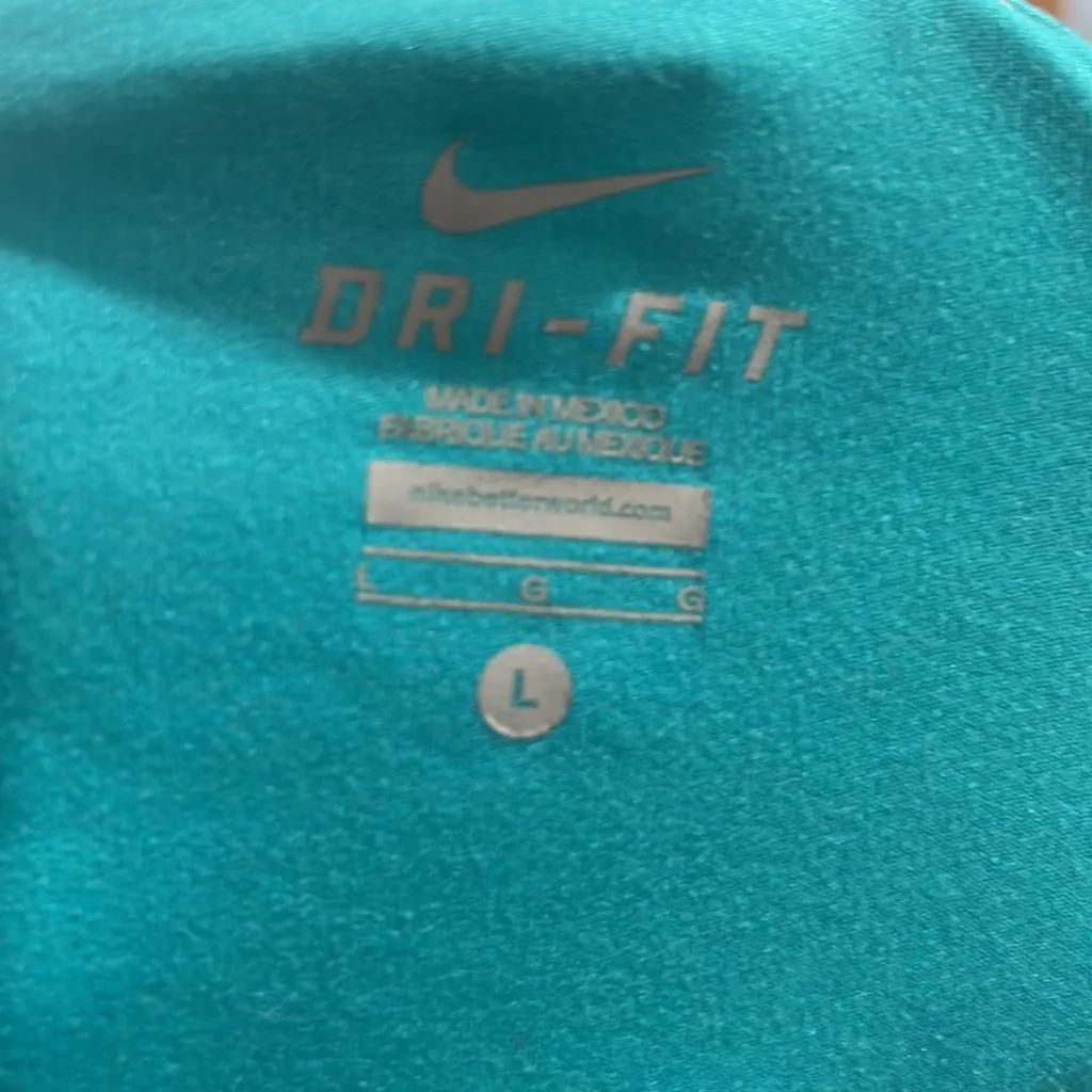 Nike teal blue long sleeve shirt - Image 7