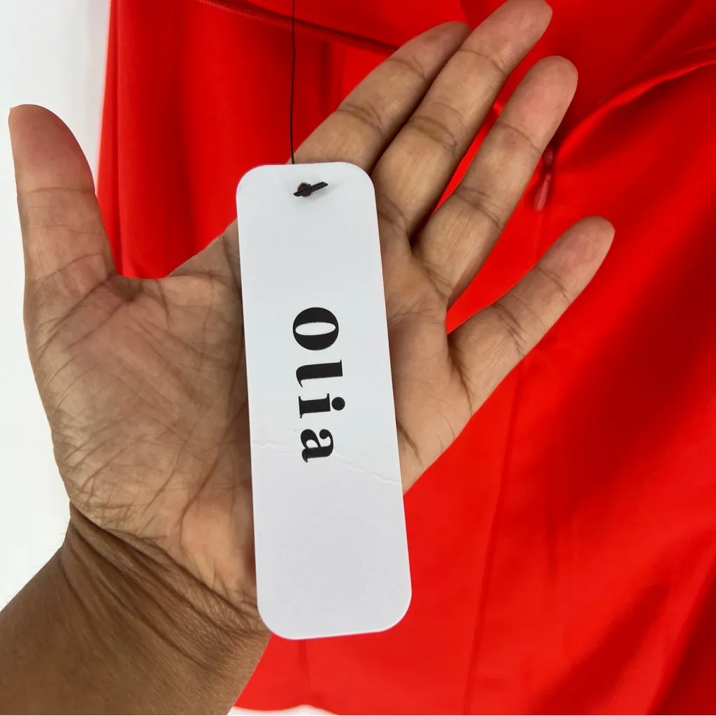 Olia Red Spaghetti Strap Mini Party Dress NWT Size XL - Image 8