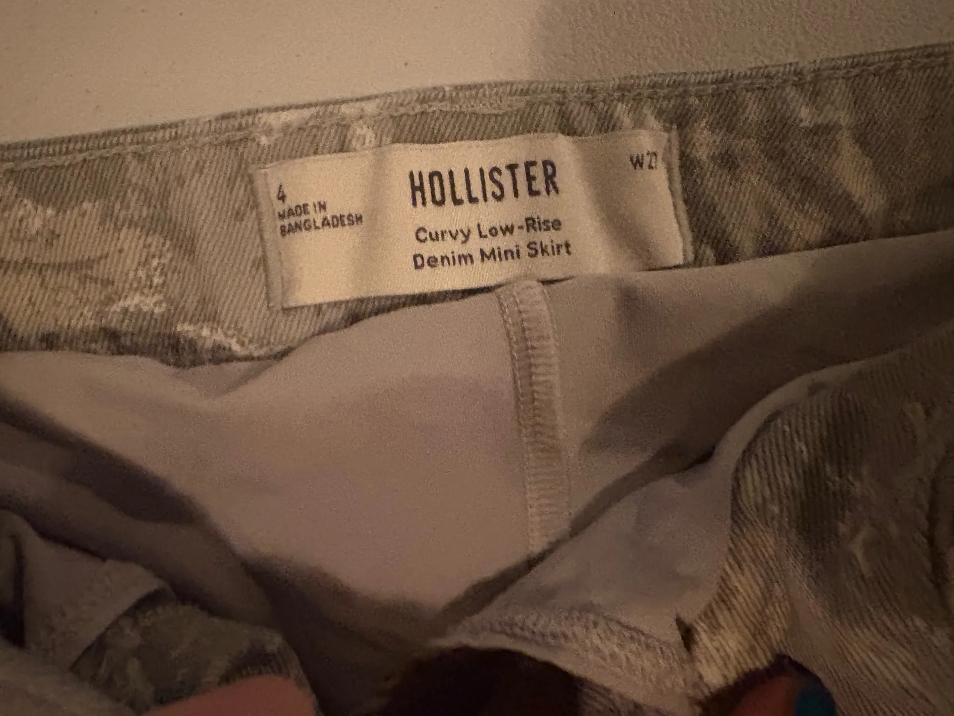 Hollister Skirt Denim Camo Mini - Image 3