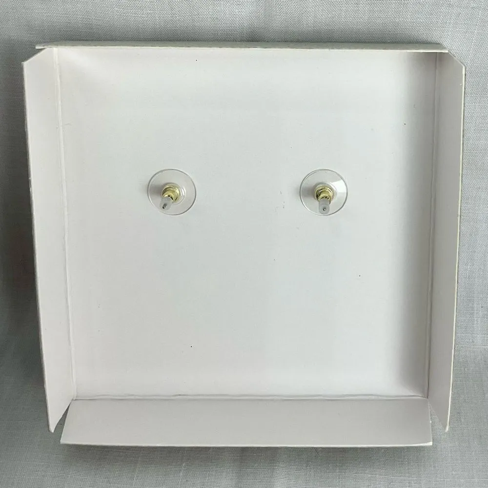 BAUBLEBAR Disney Pluto Earrings New Gold Post Secure Lock Backs Enamel - Image 3