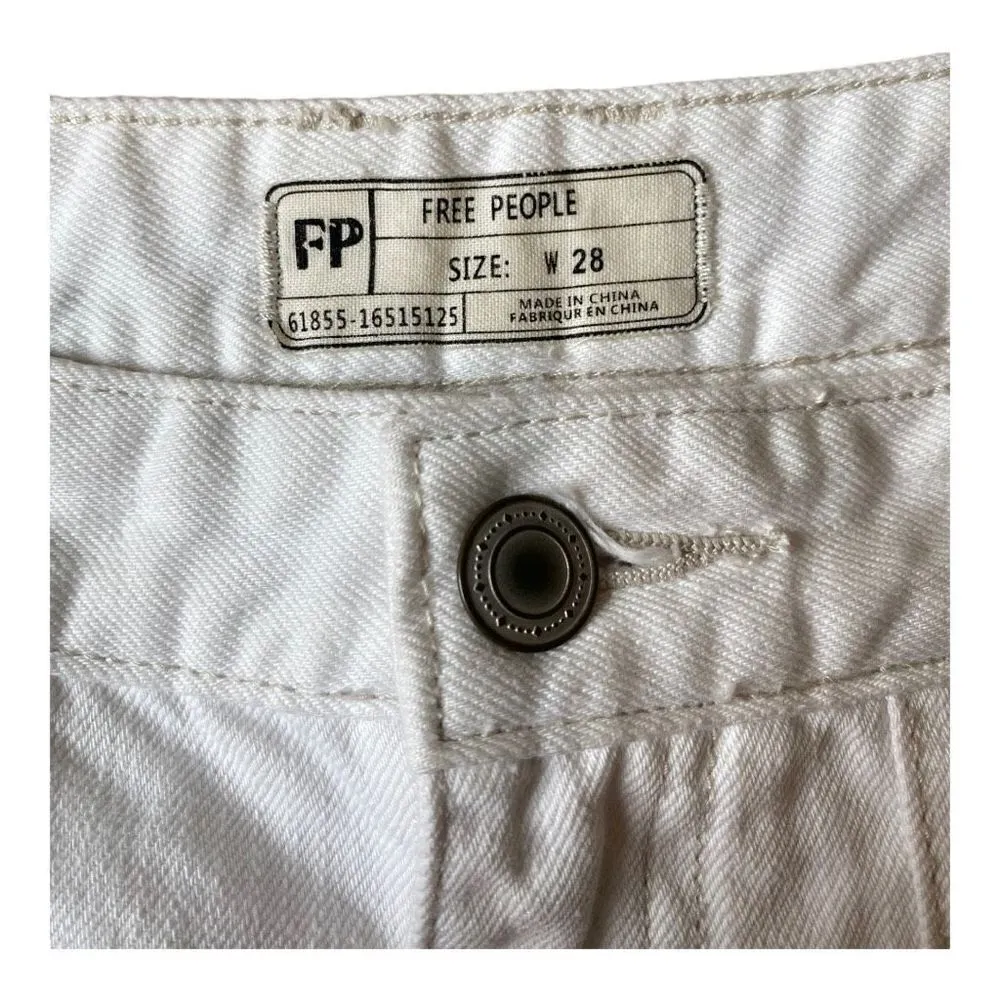 Free People Sweet Surrender Crochet 100% Cotton High-Rise Shorts - Image 5