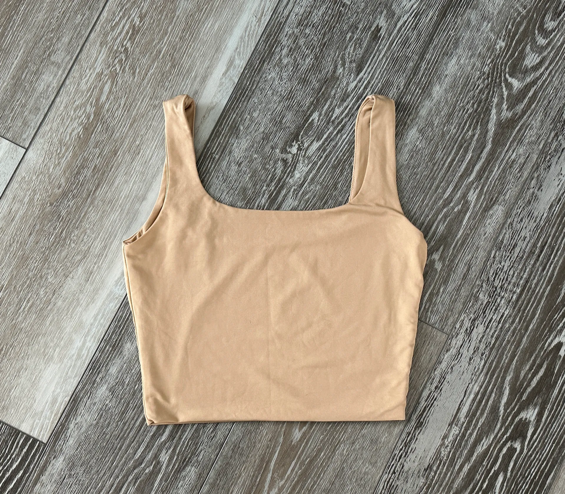 Amazon Sz XS Beige Knit Crop Top Cropped Fabulous! - Image 4