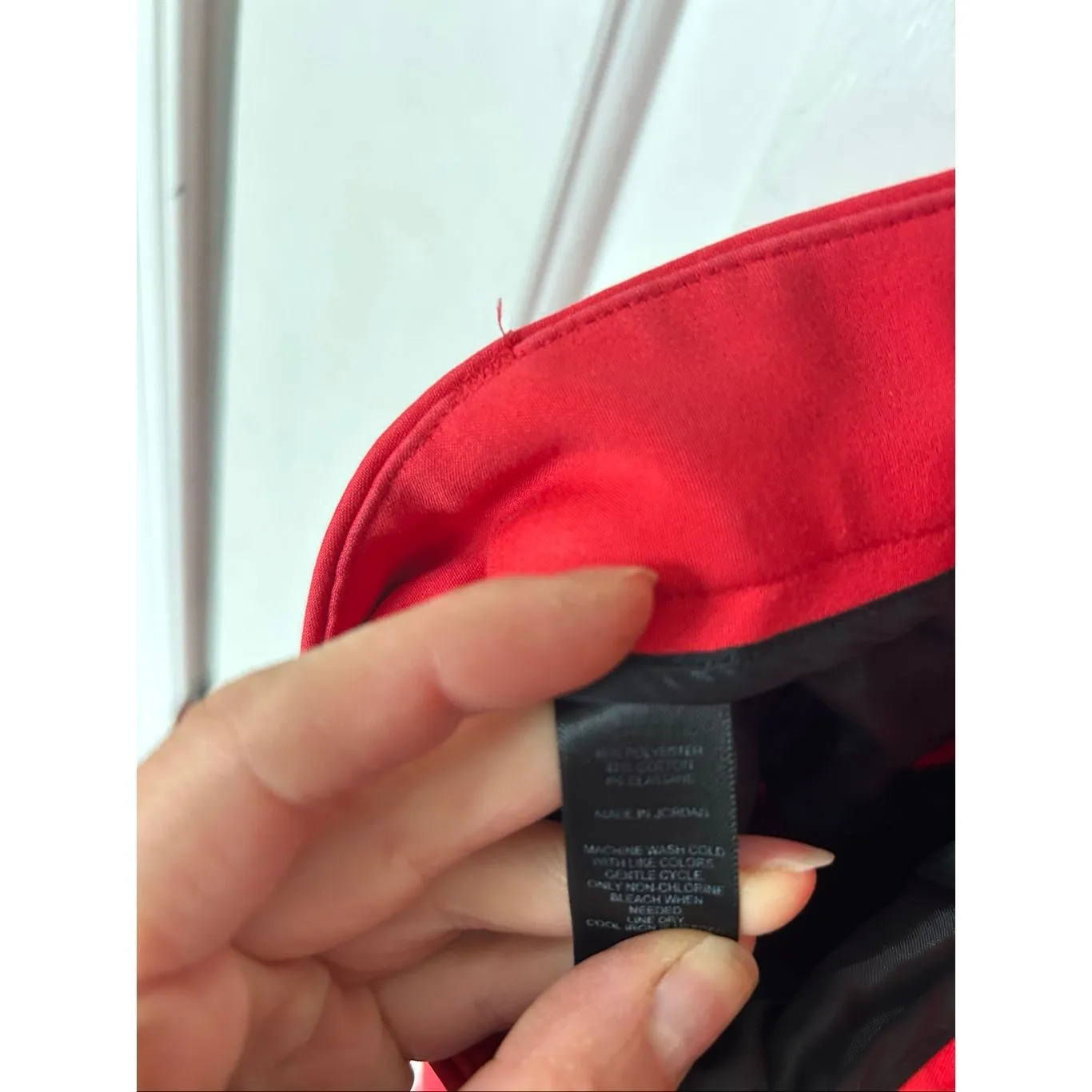 Express red pants editors size 2R office wear - Image 6