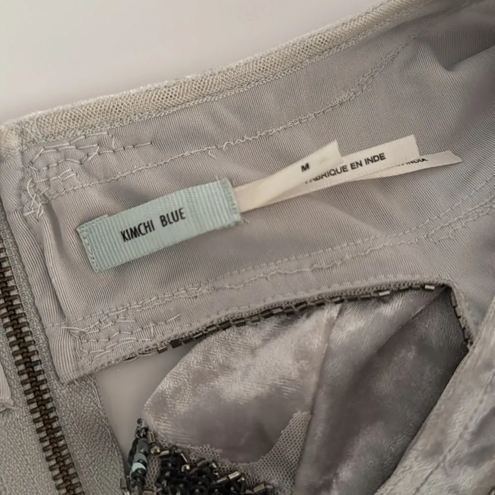 Kimchi Blue Silver Dress EUC - Image 6