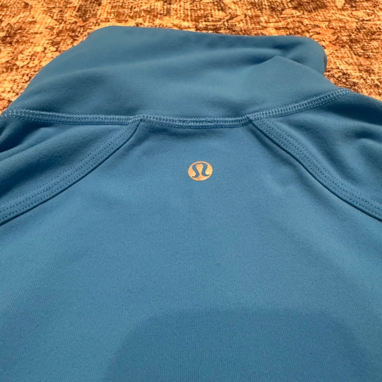 Lululemon Asana Zip Up Jacket Womens 2 Blue Fitted Athleisure Yoga - Image 4