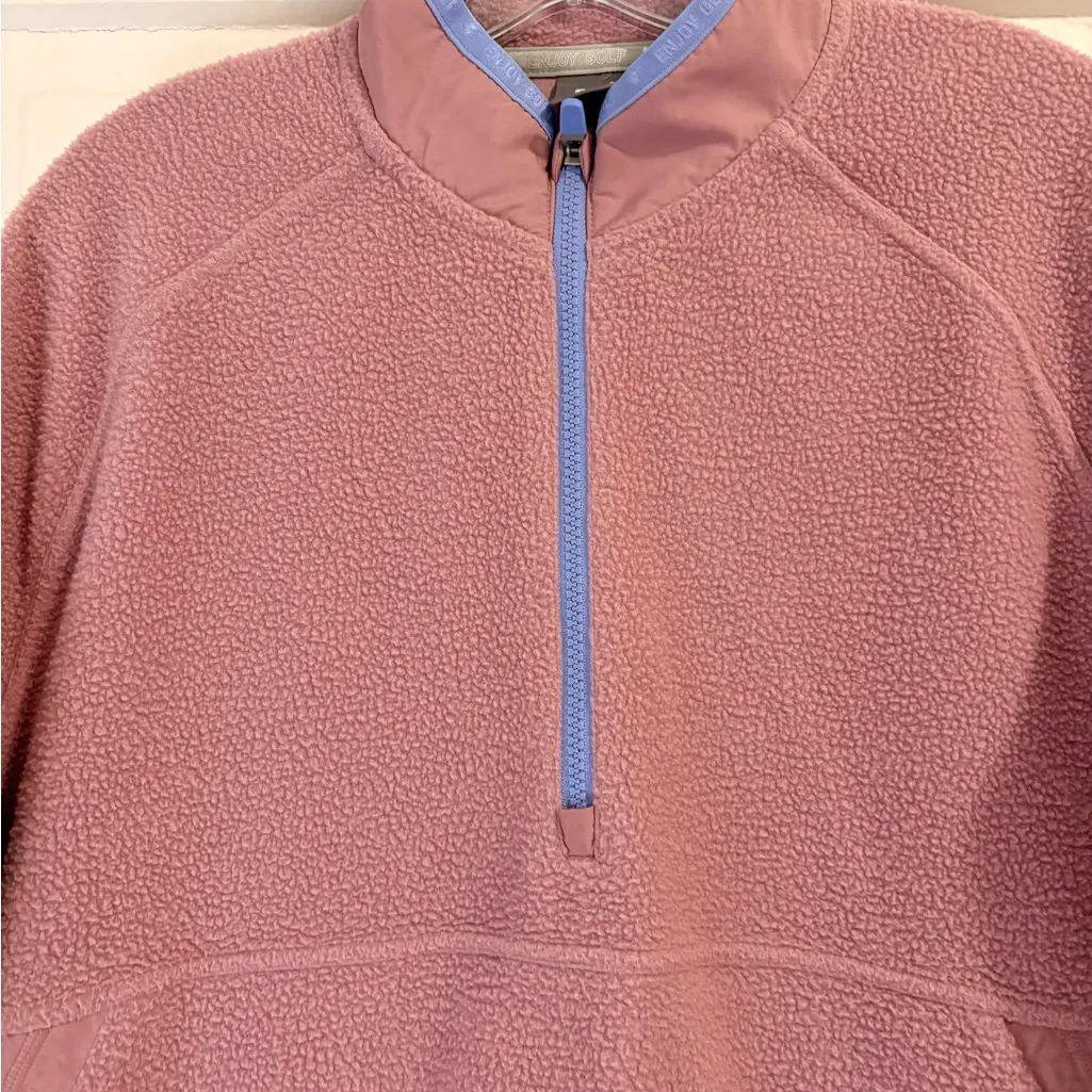 Puma Women's Pink Fleece Pullover - Image 6