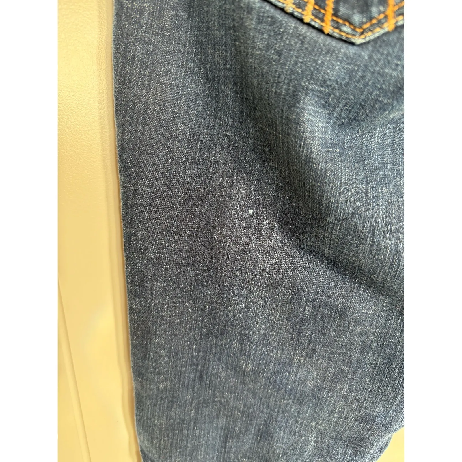 Hollister Womens Jeans Sz 11R Super Skinny Dark‎ Blue 30x31 Ripped Distressed - Image 5