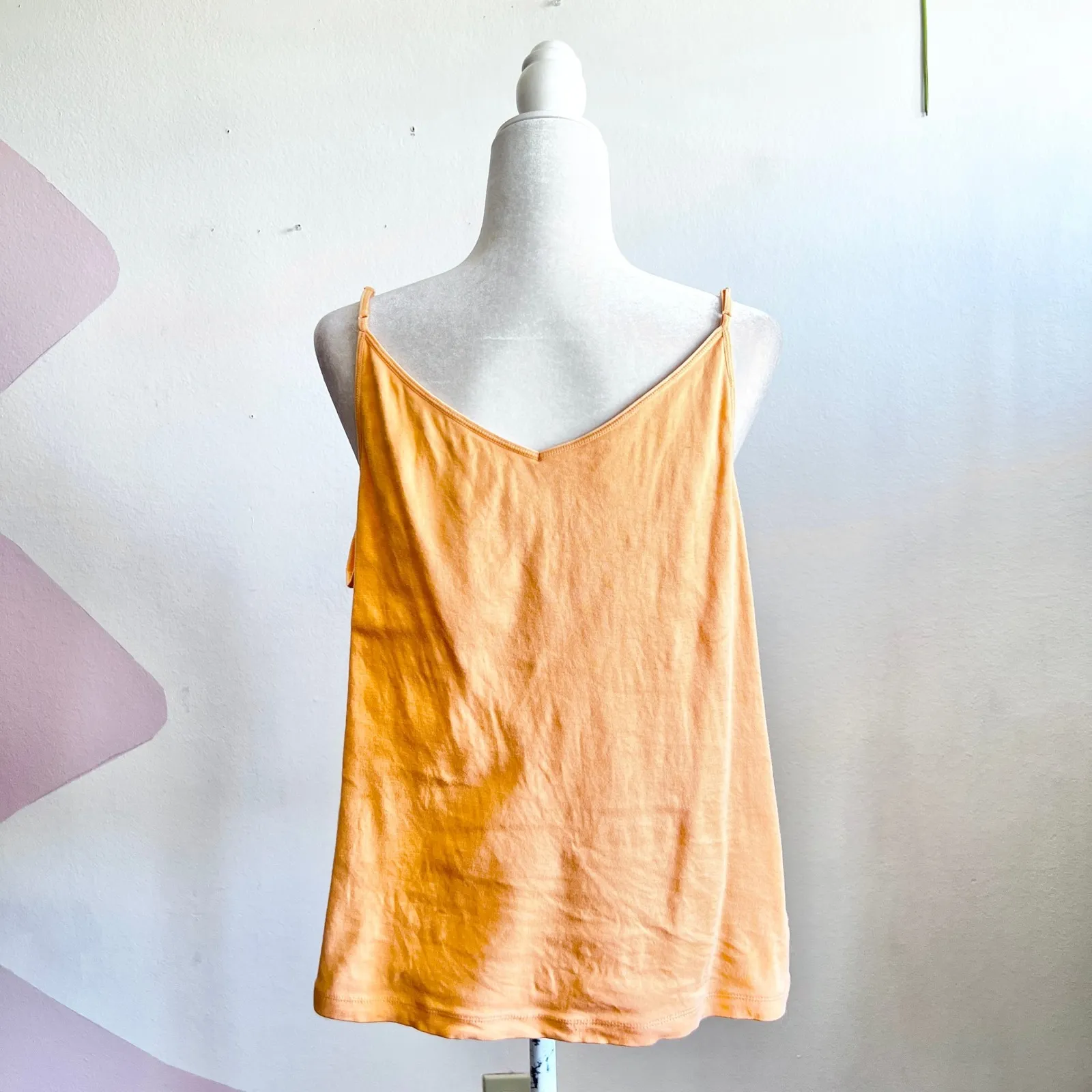 Vintage Y2K 90s Lace Trim Cami Top Y2K 2000s Coquette Soft Girl 1X - Image 2