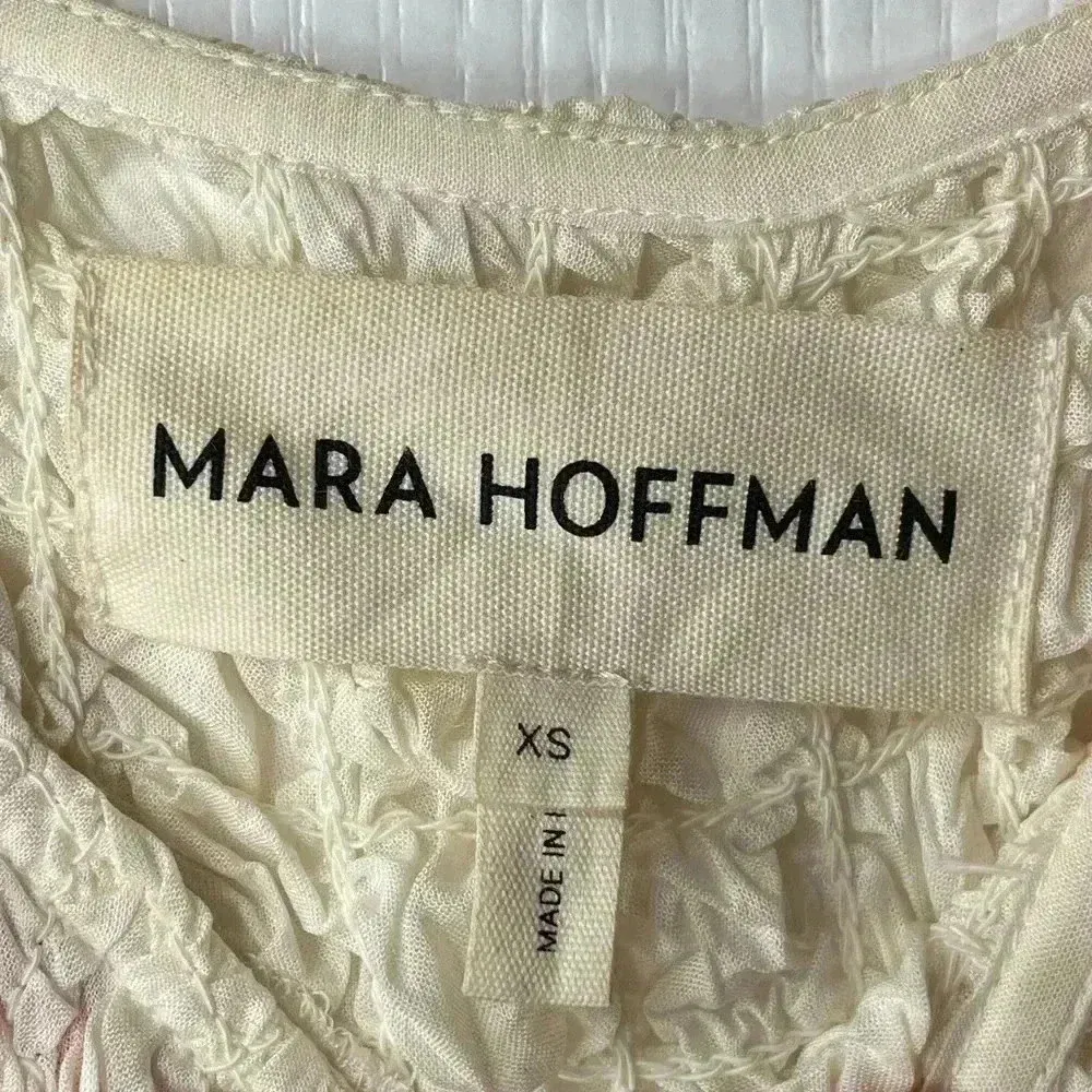 NWOT MARA HOFFMAN Pomelo Sloane Dress Red Multicolor Size XS - Image 7