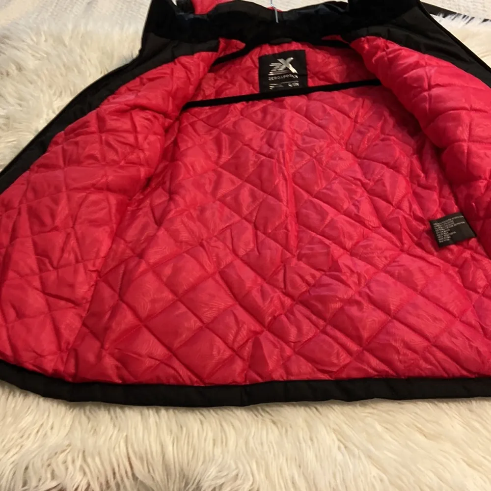 ZEROXPOSUR Women’s Jacket size S brand new with tags color black/ pink inside - Image 12