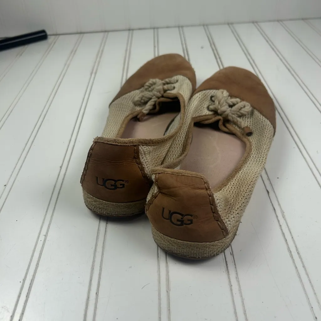 UGG Vintage, Rare Catrin Crotchet Chestnut Slip On’s Women’s Size 10 - Image 7