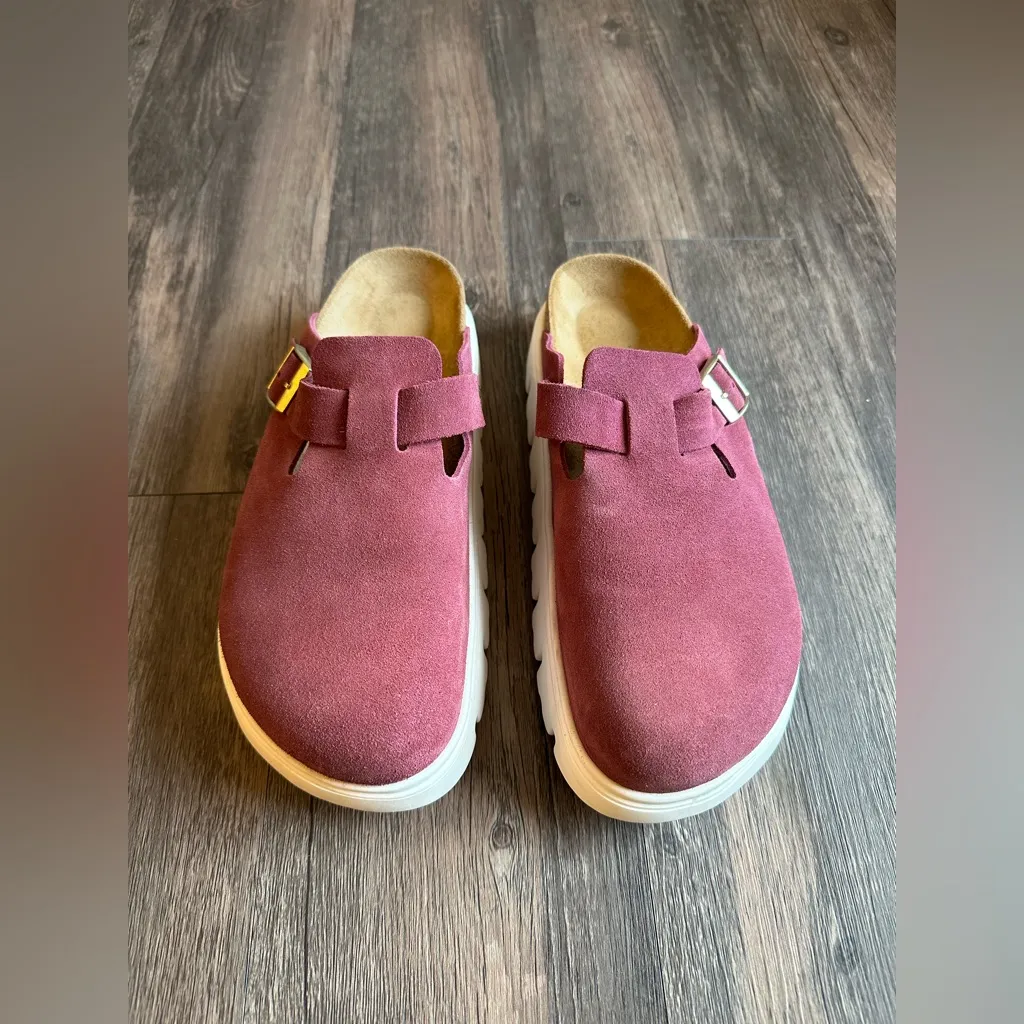 Birkenstock Boston Chunky Berry Red 40 - Image 5