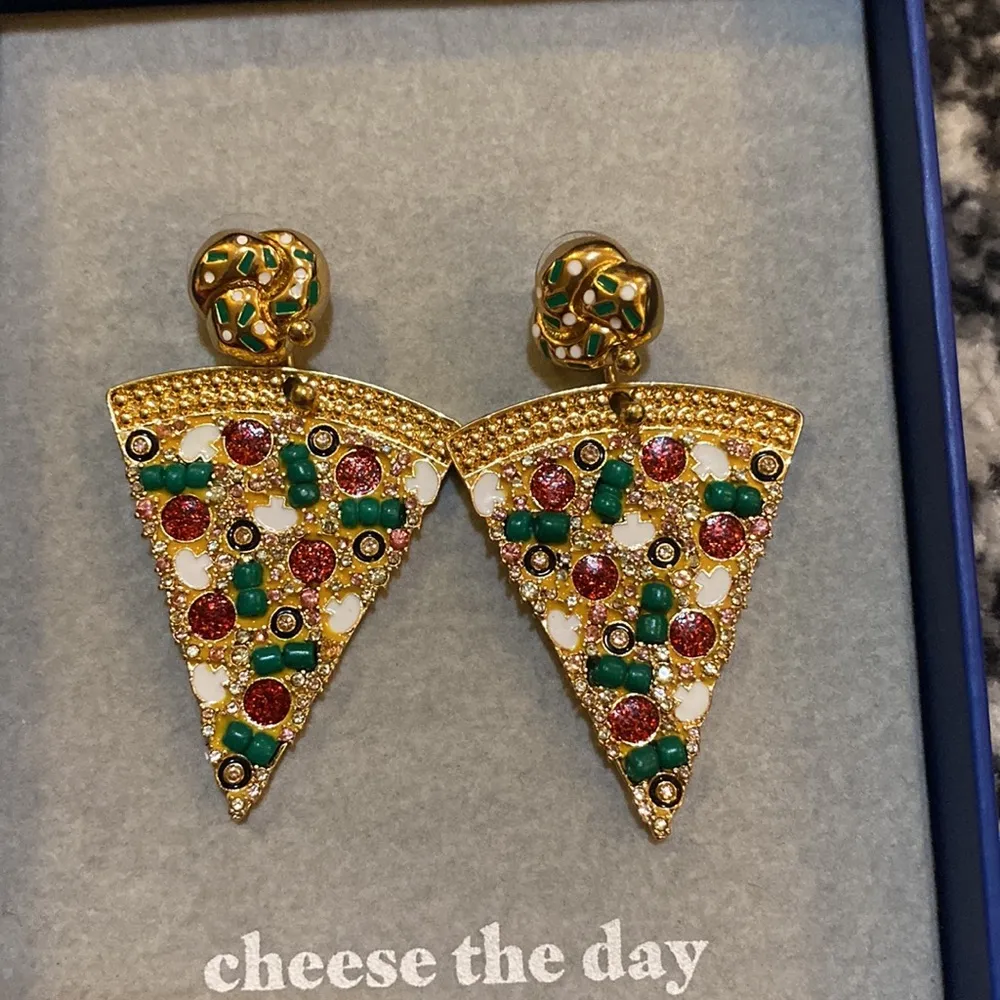 BaubleBar  Cheese The Day Drop Earrings - Image 3