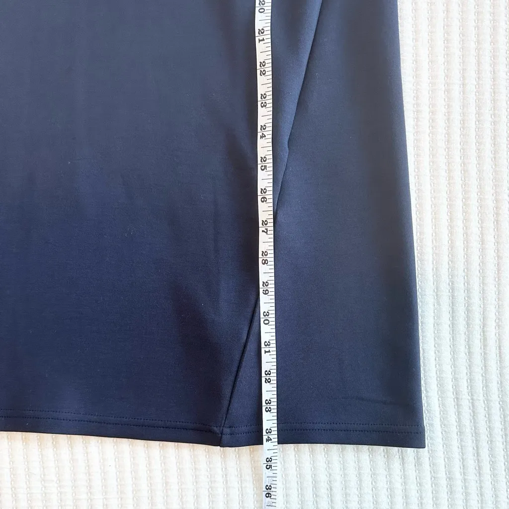 Aerie Chillup Double V Navy and White V-Neck Athletic Dress - Image 8