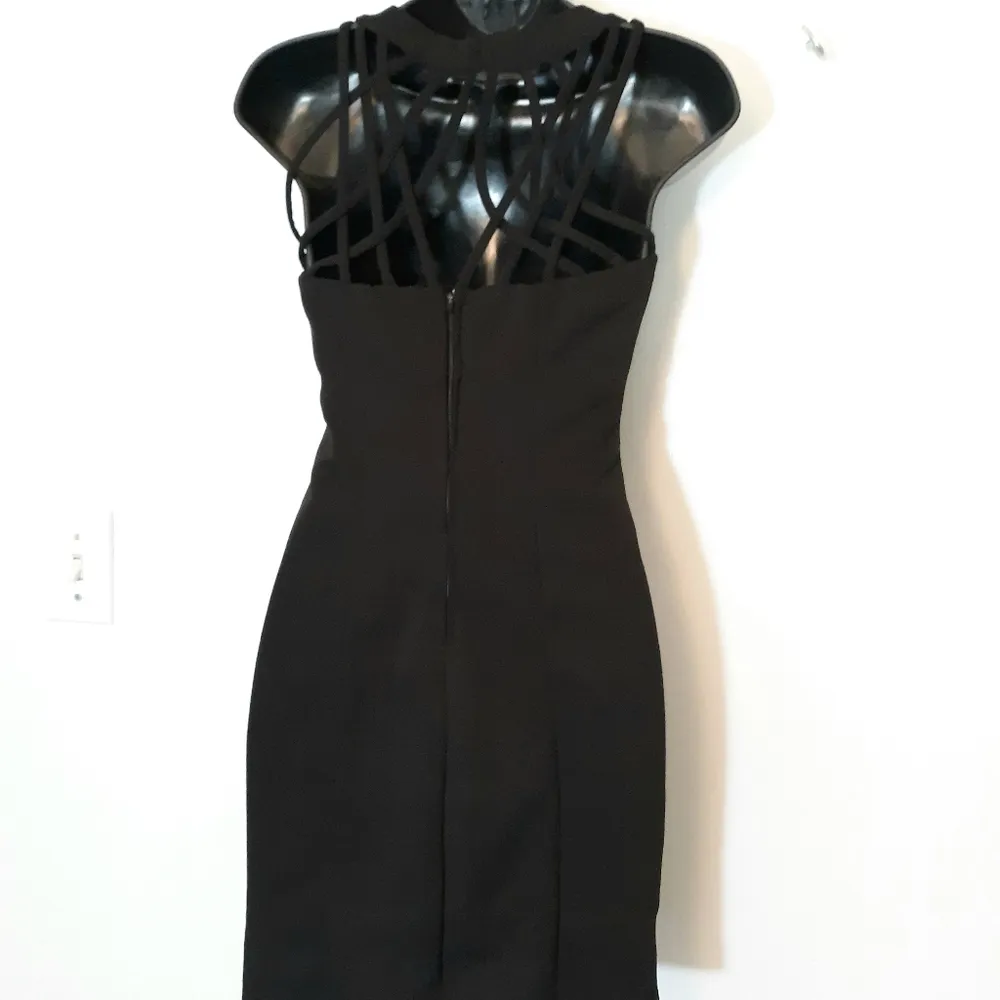 Speechless  black strappy back mini dress - Image 5