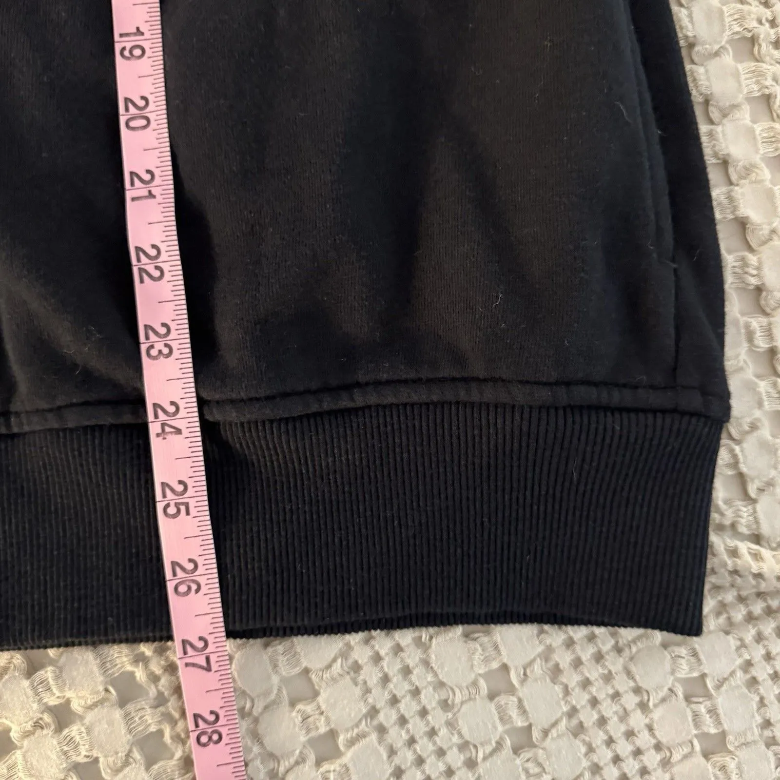 NWT Aerie Cardi Bomber Womens Small Black Snap Button Up Pockets Oversized - Image 9