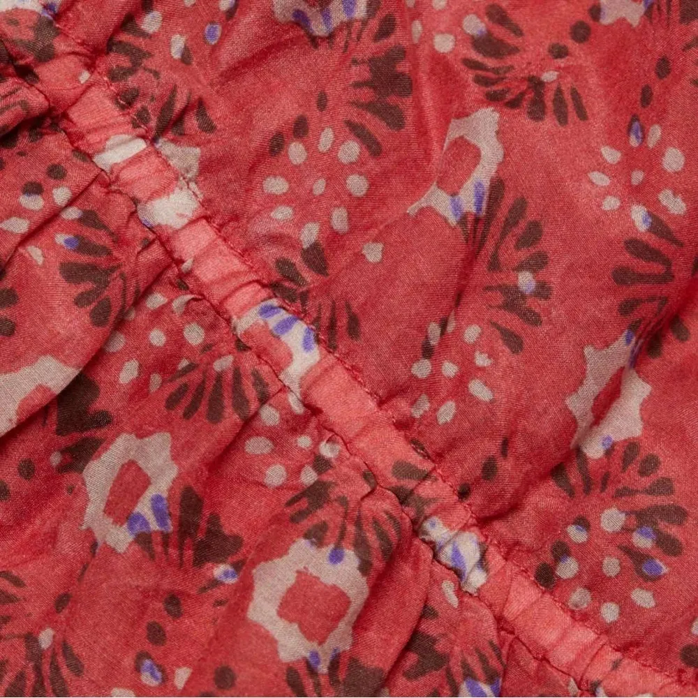 Xirena Jia Floral Print Mini Dress Size Large Coral Blush - Image 8