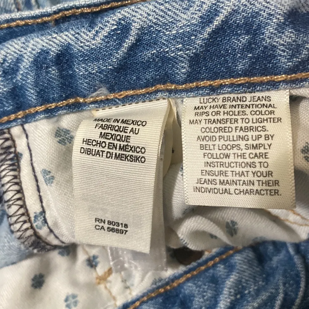 Lucky Brand Cone denim Sienna Slim Boyfriend jeans in overflow size 26 - Image 11