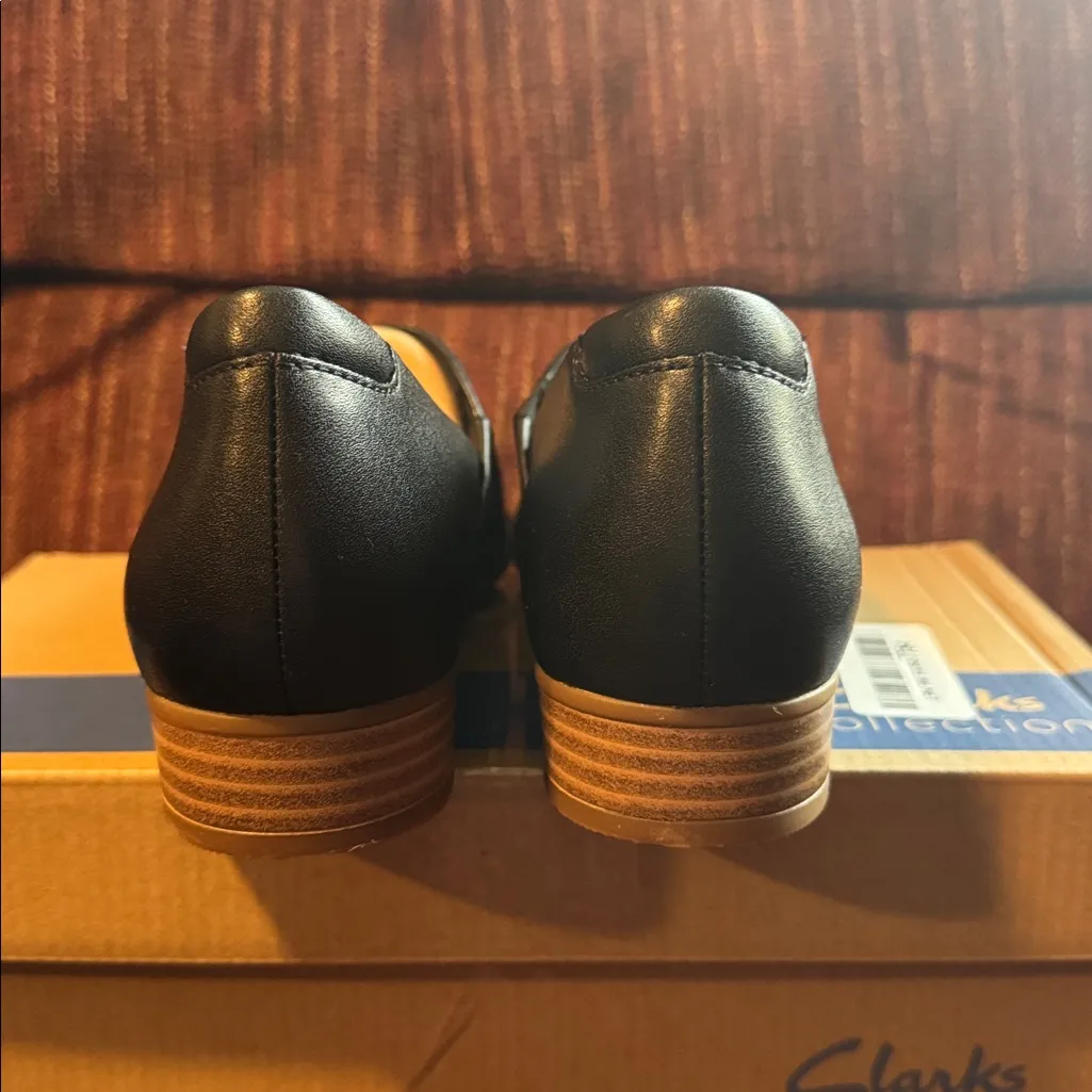 Clarks Women's Juliet Palm Loafer Black Leather 6.5 M NWT NIB - Image 7