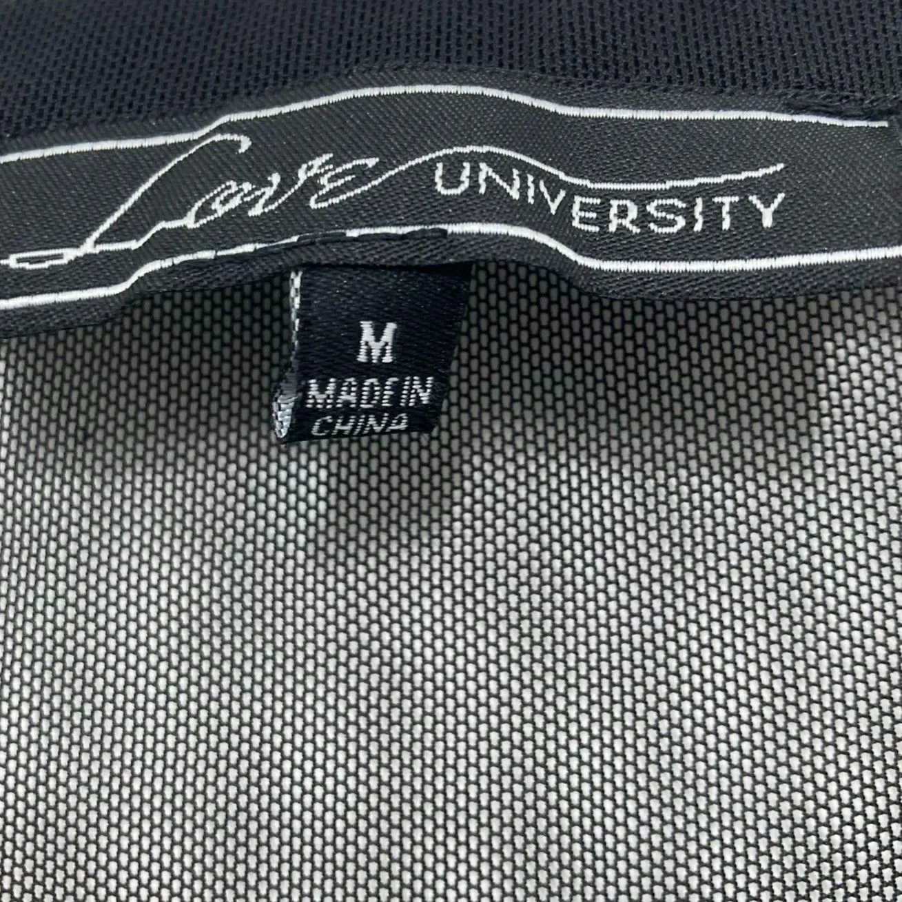 Love University Mesh Cover Up Skirt M Twist Front Flowy Festival Beach Black Size M - Image 8