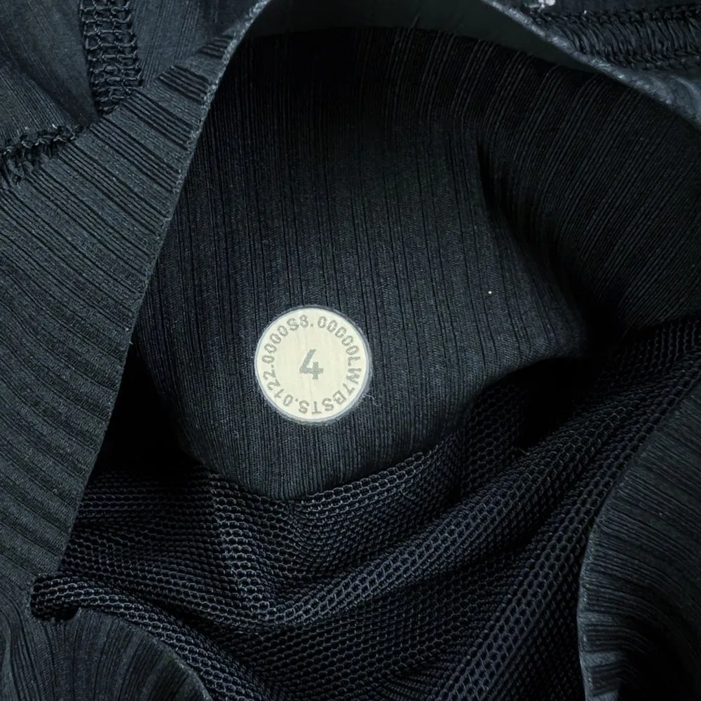 Lululemon Base Pace 8” High Rise Black Ribbed Shorts 4 - Image 8