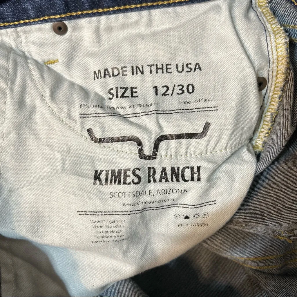 Kimes Ranch Sarah High Rise Slim Bootcut Jeans in Blue Size 12 - Image 11