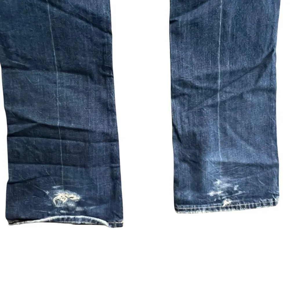 Ezra Fitch Abercrombie Y2K Jeans Womens 29 Blue Bootcut Low Rise Retro Classic - Image 5