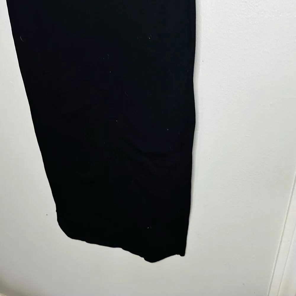 MONROW MOMMY Women's Black Lace Up Front T - Image 4