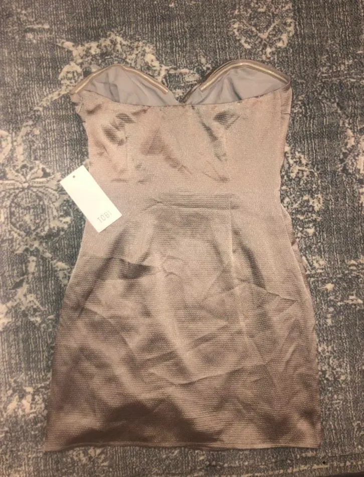 Short Strapless Dress - Image 2