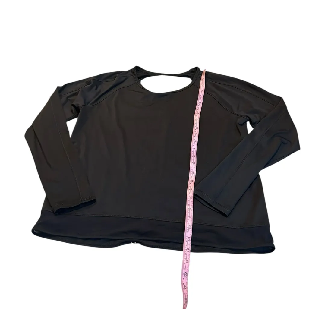 FILA long sleeve black athletic shirt - Image 2
