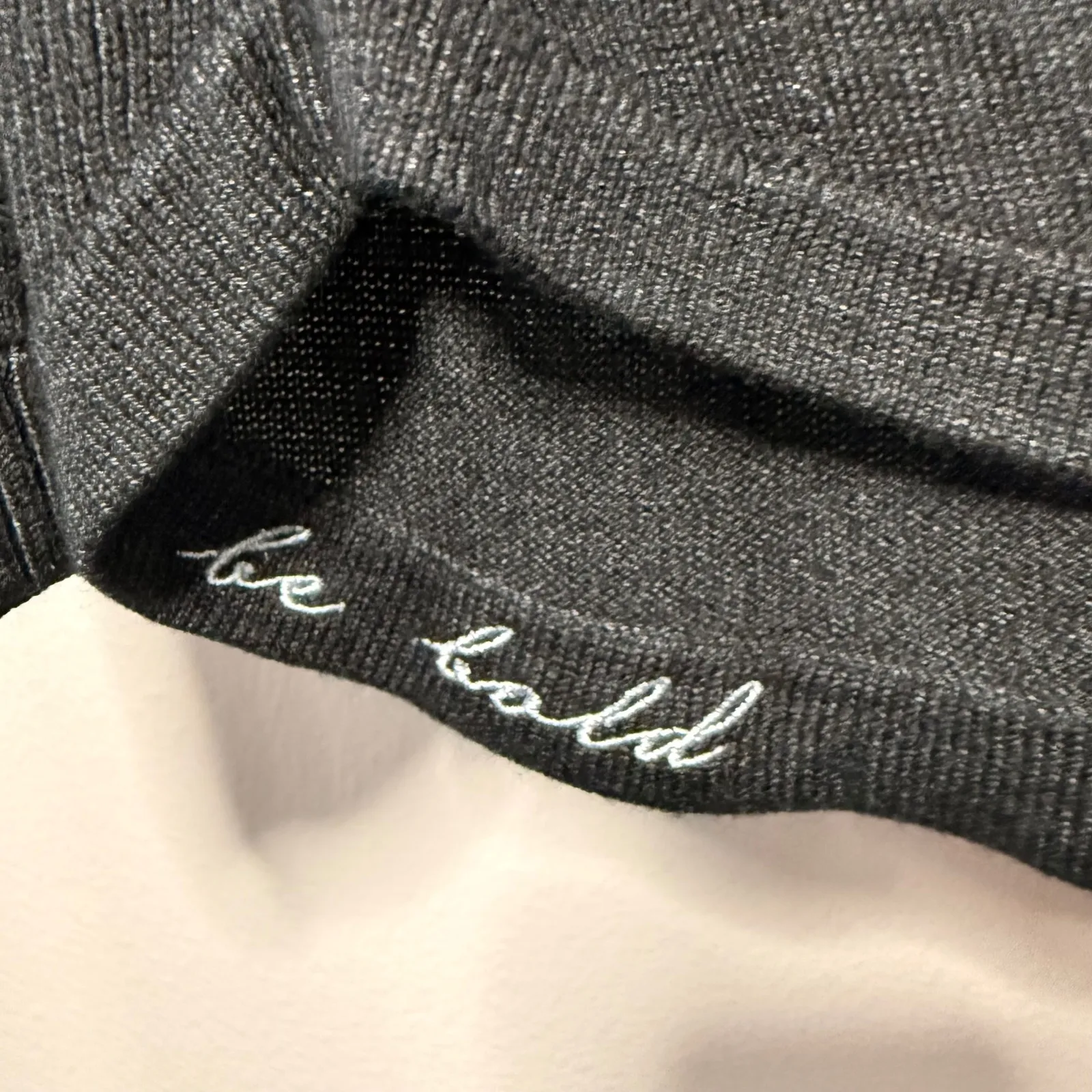 Lululemon Athletica Long Sleeve Pullover Sweater Charcoal Gray Be Bold Women's - Image 7