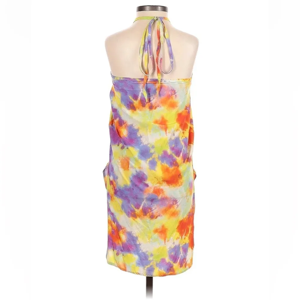 Boohoo Halter Top Mini Dress Tie Dye - Image 2