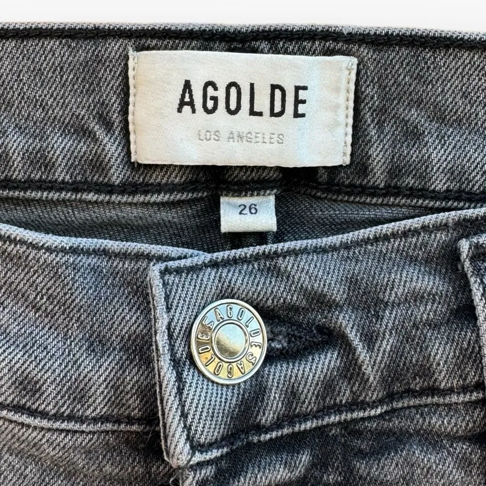 AGOLDE High Waisted Toni Slim Jeans - Image 5