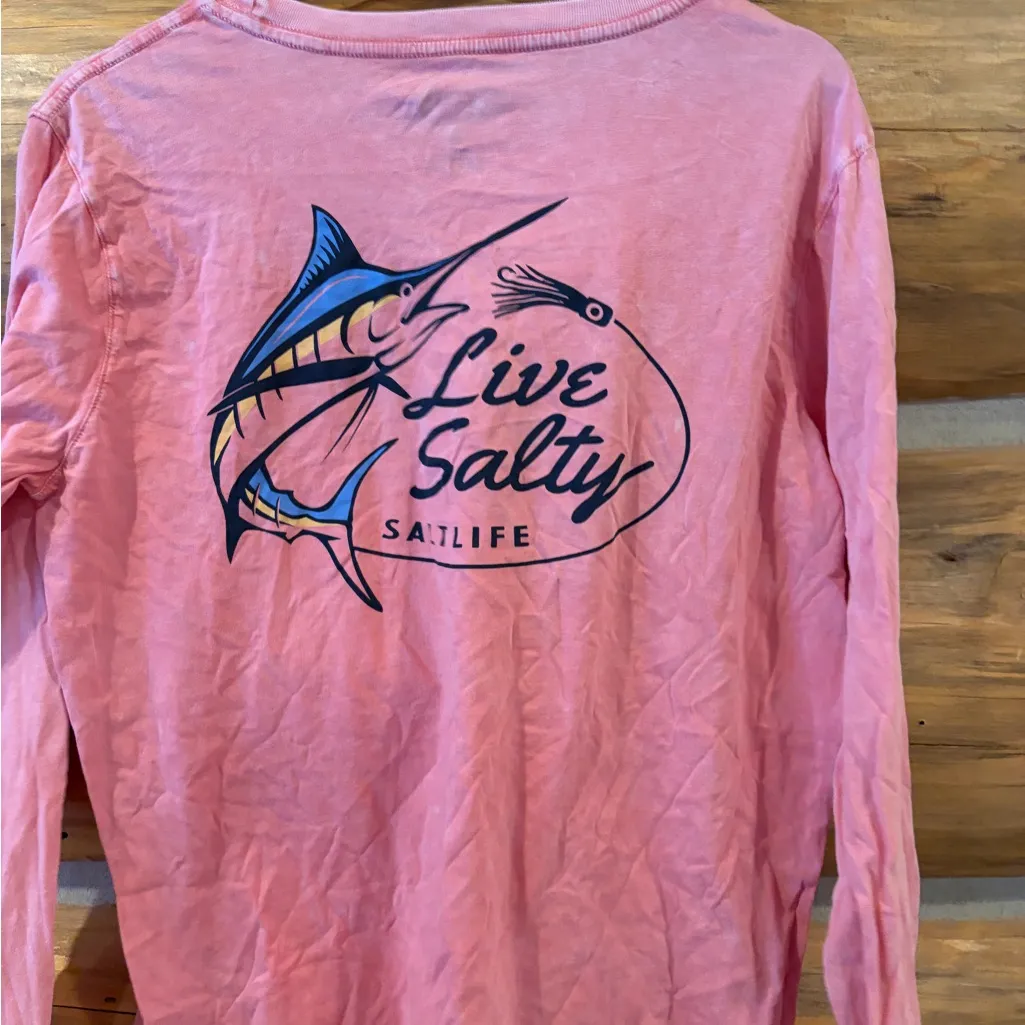 Live Salty Marlin T-Shirt - Image 6