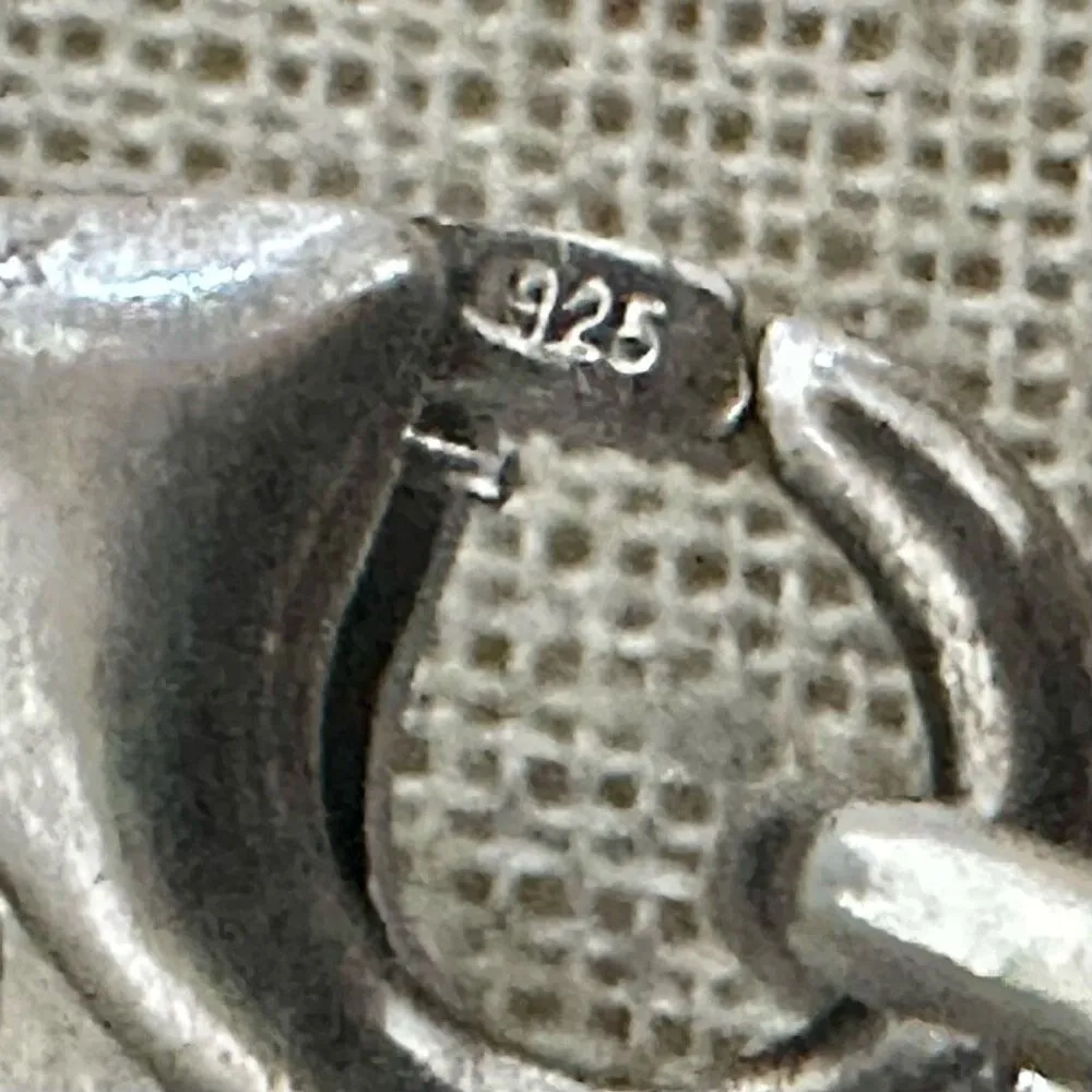 Abalone turquoise hematite sterling silver beaded pendant necklace Blue - Image 7