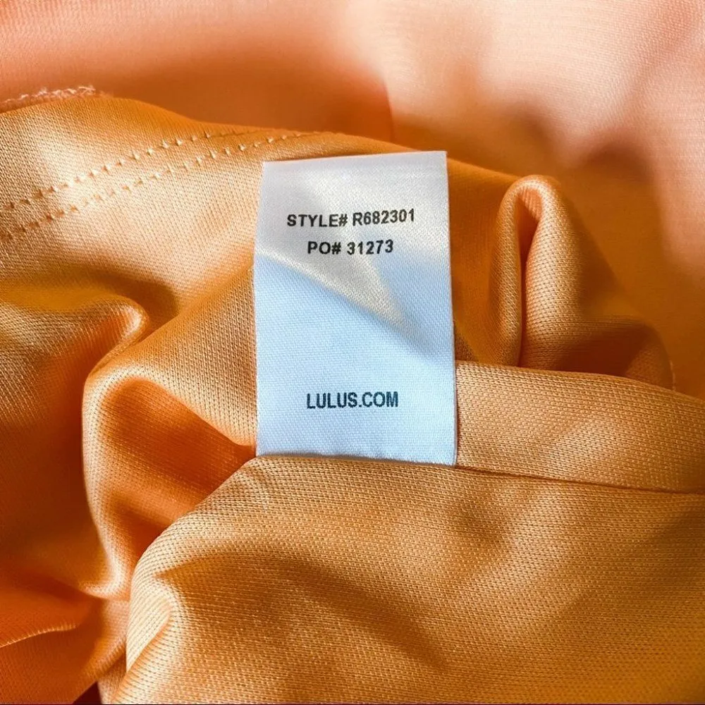 Lulu’s Lovely Lilies Midi Dress in Orange Medium - Image 5