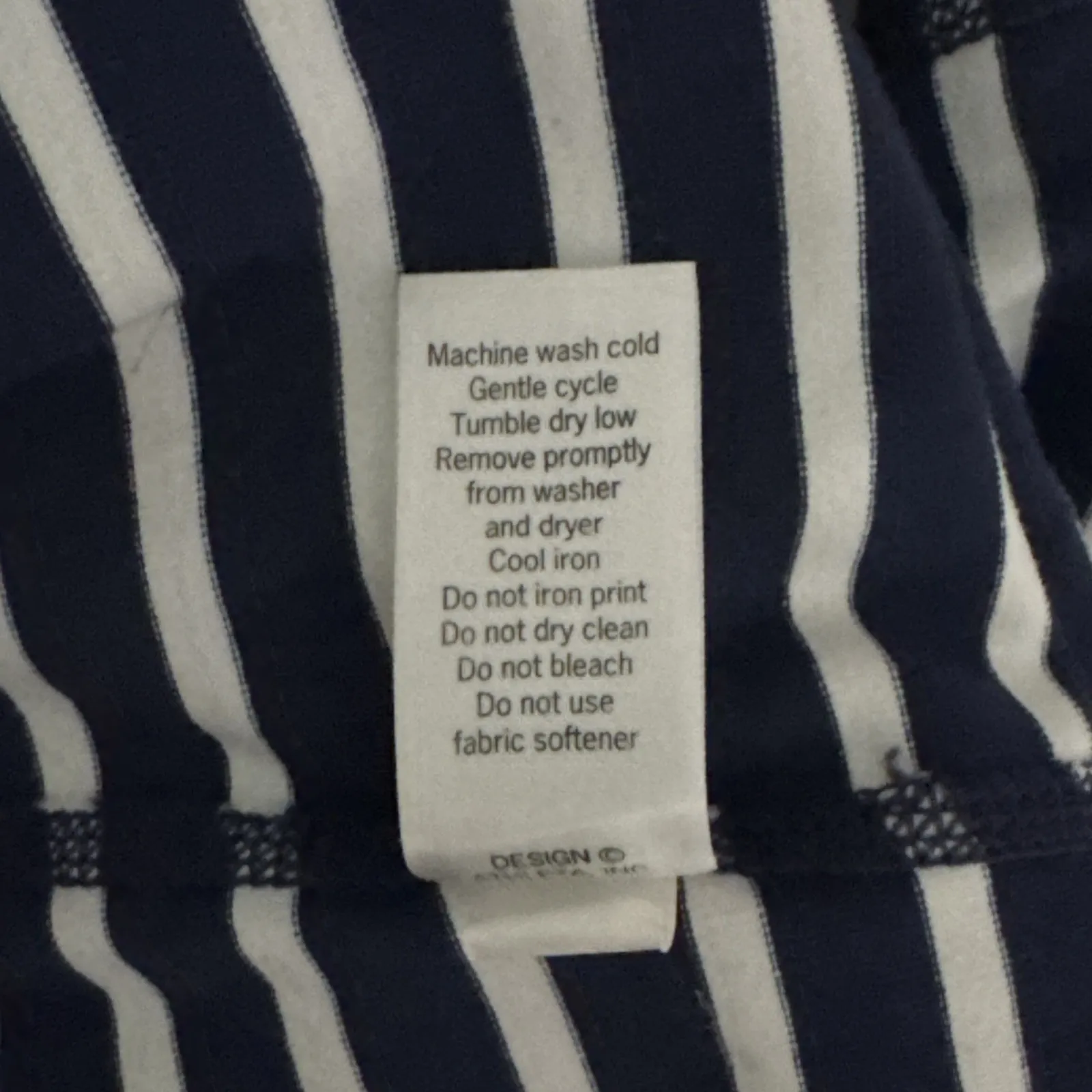 Athleta Pants Womens Small Navy White Stripe Chaturanga Capri Legging Athleisure - Image 8