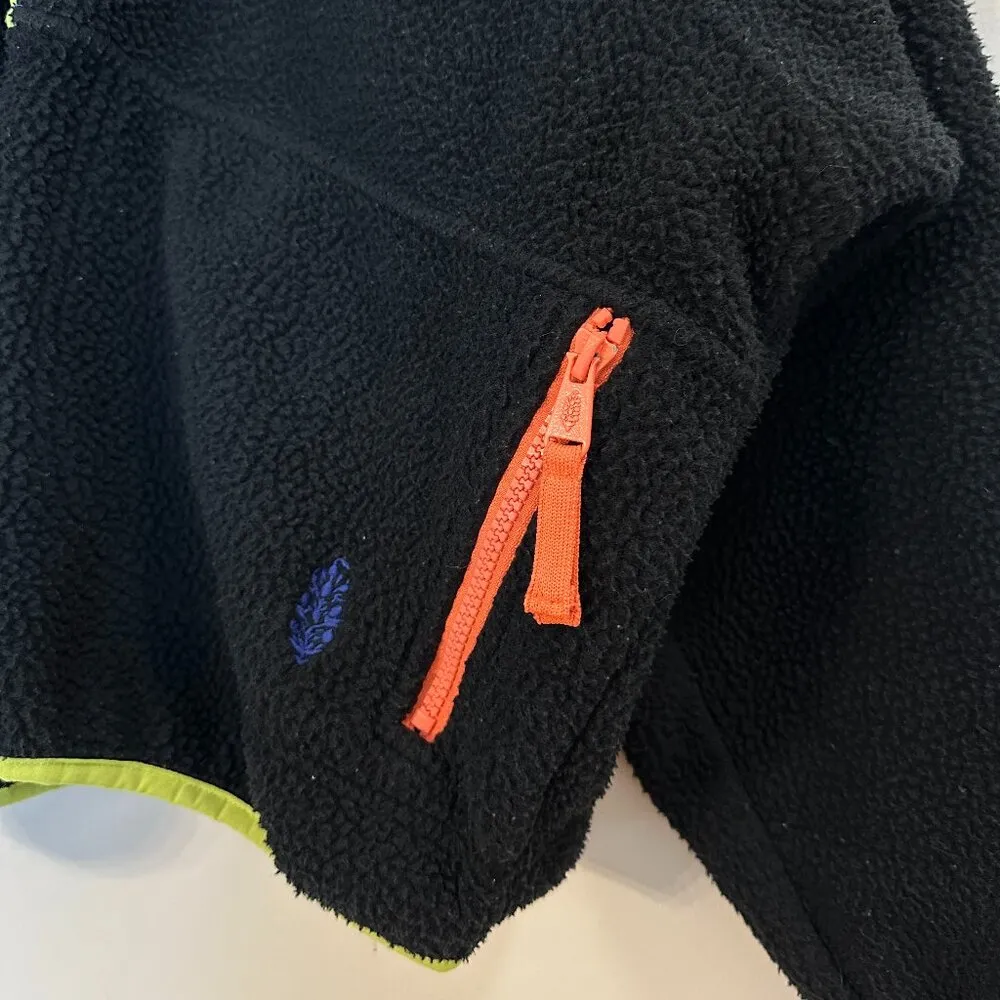 FREE PEOPLE Hit The Slopes Colorblock Pullover Black Sporty Combo Size Medium - Image 7