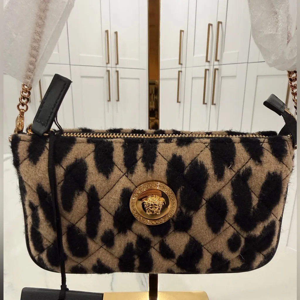 Versace Leopard Print Mini Bag - Image 3