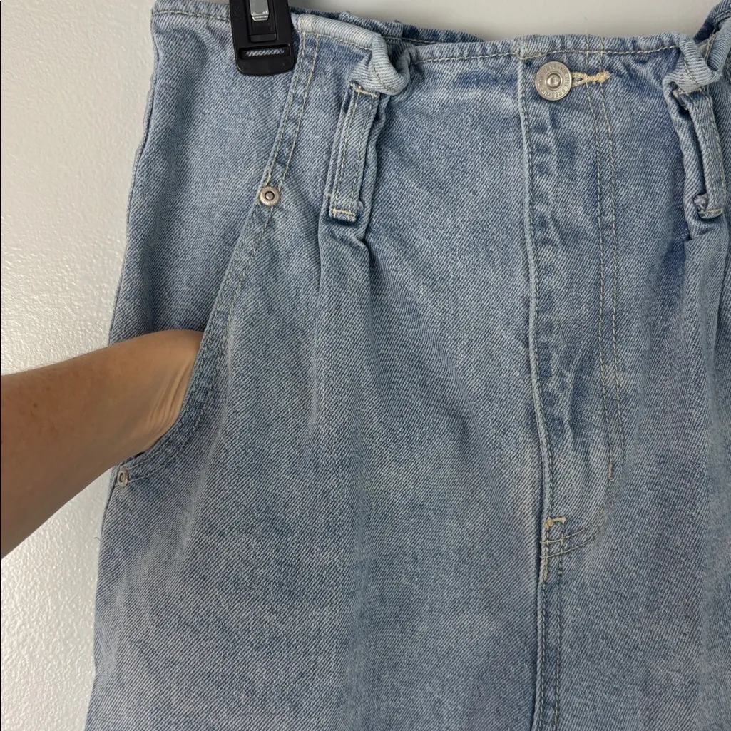 We The Free Sawyer BG Jean in Spruce Blue FREE PEOPLE Sz 27 Boho High Rise - Image 5