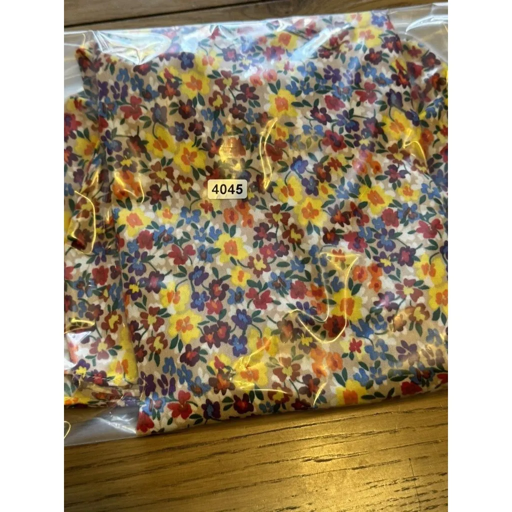 Molly Bracken Floral Short Sleeve Blouse Sz Medium Polyester Tiered Cottagecore - Image 10