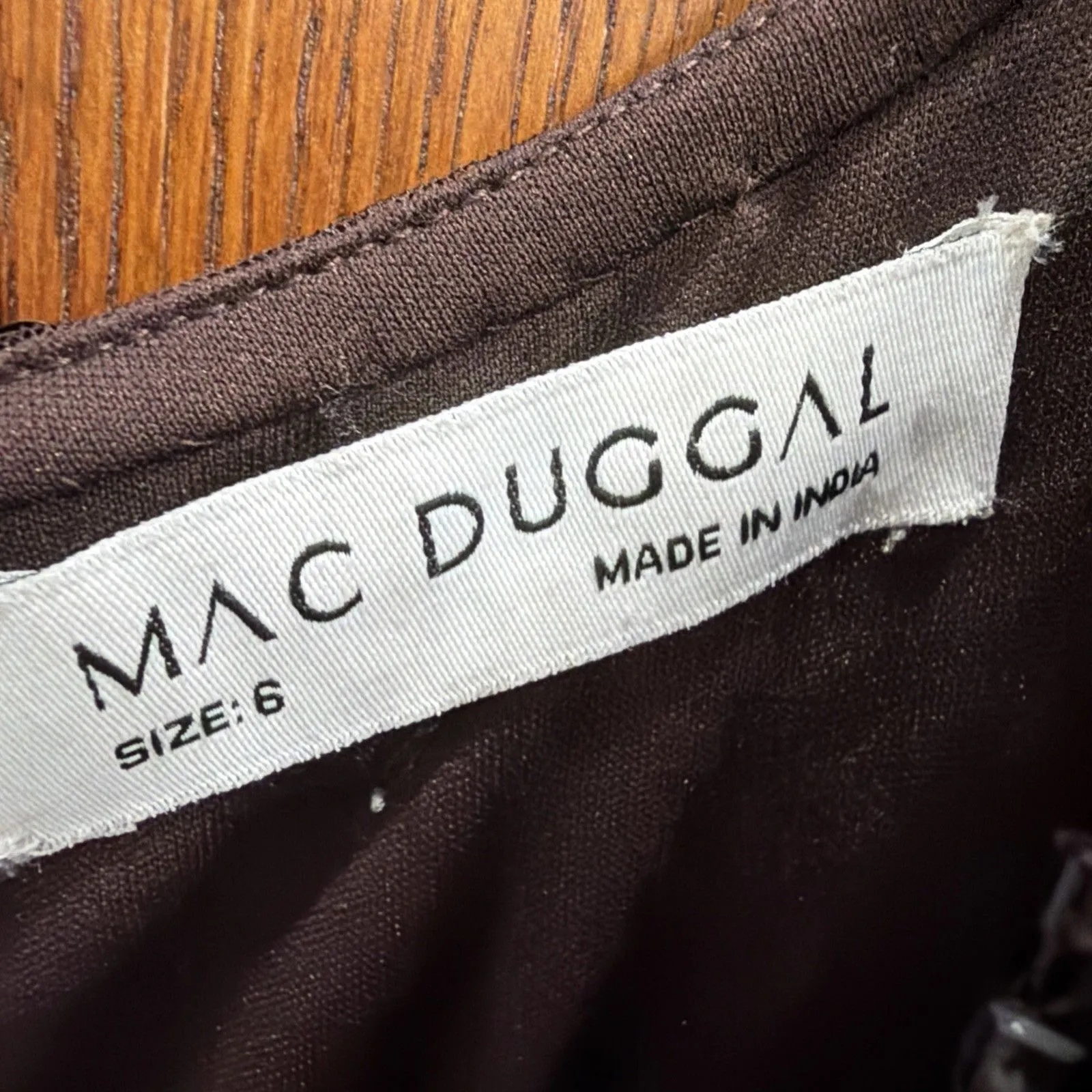 Mac Duggal Purple Brown Cap Sleeve Sequined Evening Gown Dress 5441 Size 6 $598 - Image 2