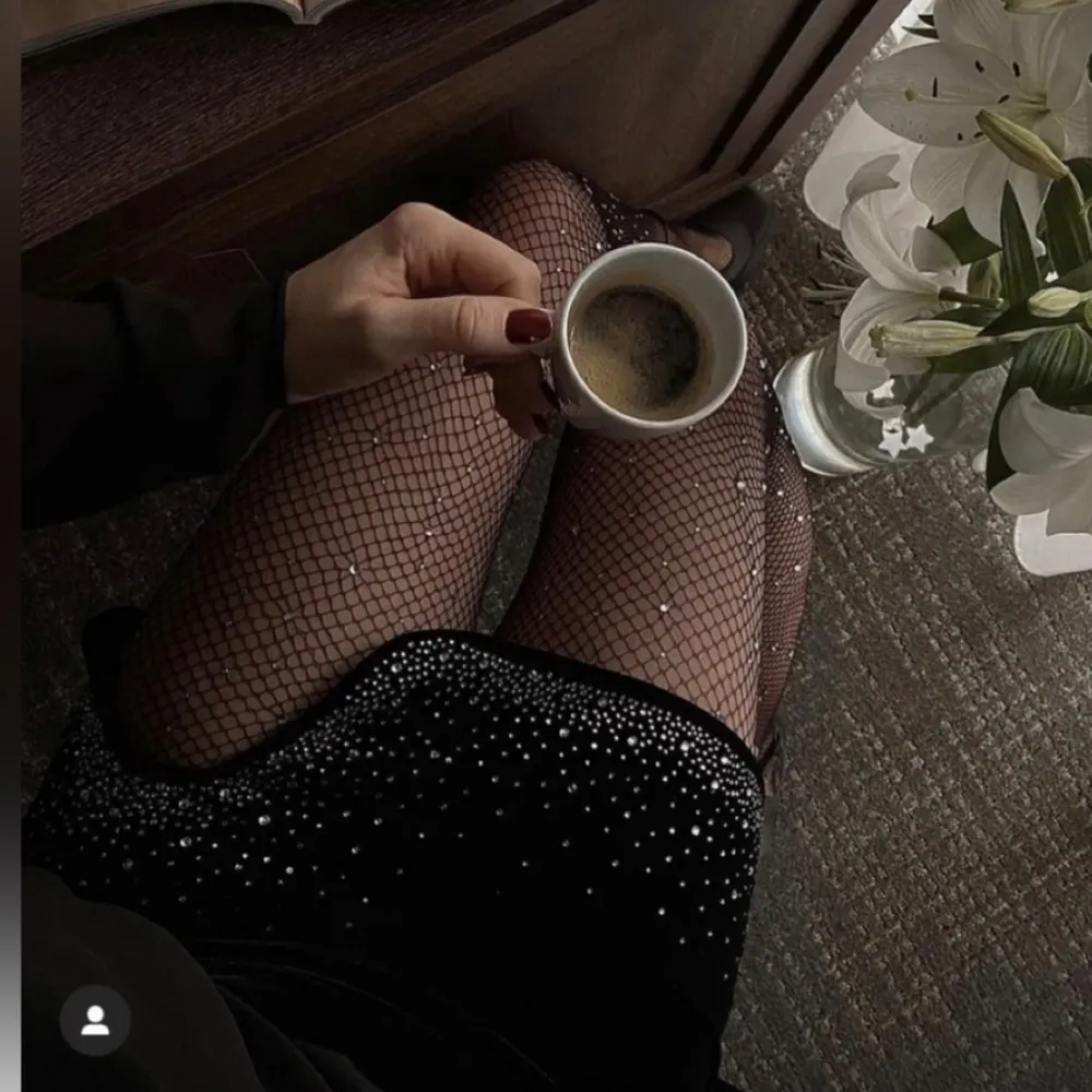 Zara black velvet mini skirt with rhinestone embellished jewels asymmetrical hem - Image 9