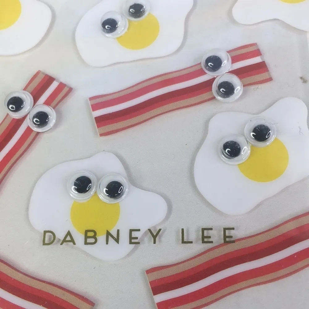 New Dabney Lee Googly Eyes Case for iPhone 6/6s/7 Plus/8 Plus Bacon Eggs - Image 2