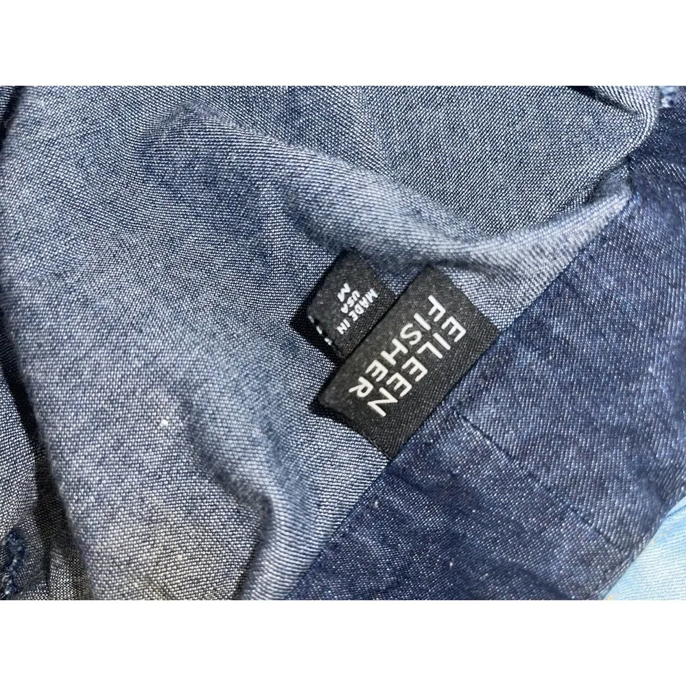 Eileen Fisher Denim Zip Jacket - Image 5