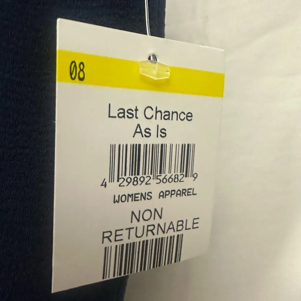 Dress The Population Monroe Side Slit Gown Size Medium In Midnight Blue Formal - Image 8