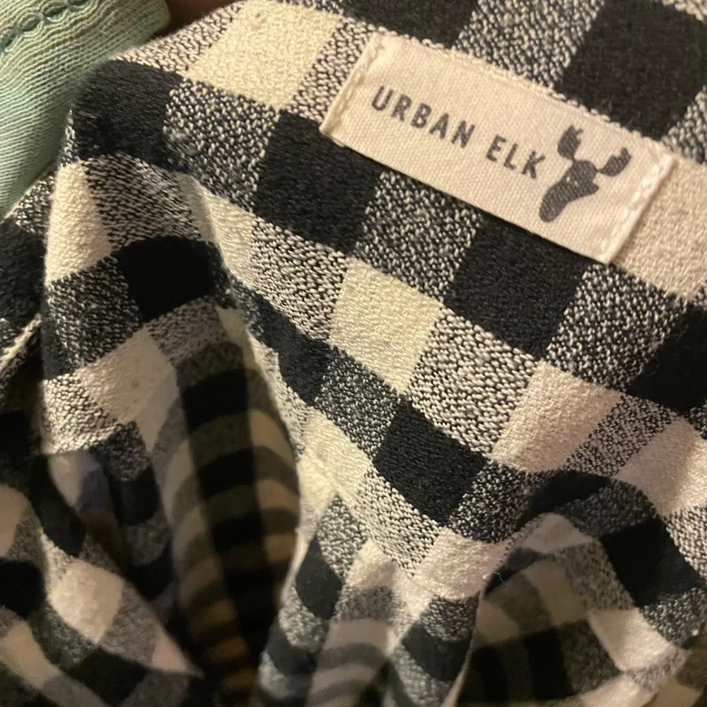 URBAN ELK GINGHAM DRESS Black Size M - Image 3